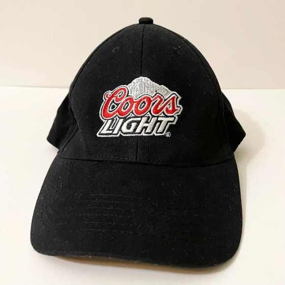 Coors  Light Stretch Fit Embroidered Cap Hat One Size Fits Most Beer - Picture 2 of 15